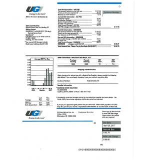 Utility Statement, UGI